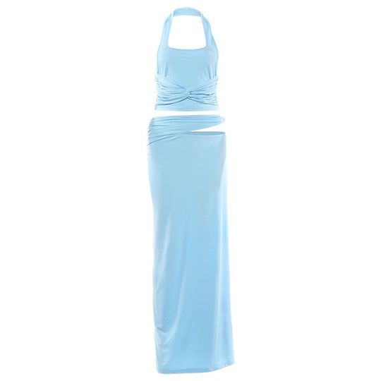 Damen Zweiteiliges Maxikleid mit raffiniertem Oberteil R&B