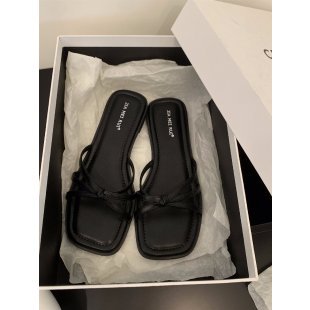 Damen elegante Flachsandalen mit modischem Riemen-Design R&B