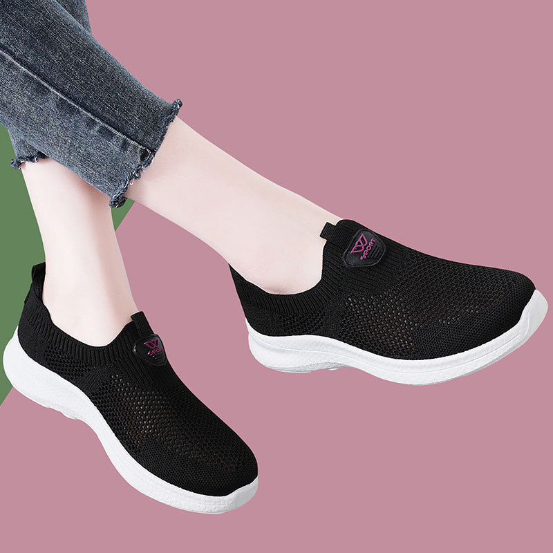 Damen Atmungsaktive Slip-On Sneakers mit flexiblem Obermaterial R&B