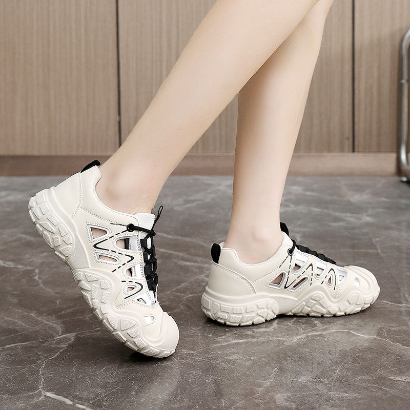 Damen Sportliche Freizeitschuhe mit atmungsaktiver Mesh-Oberfläche und dämpfender Sohle R&B