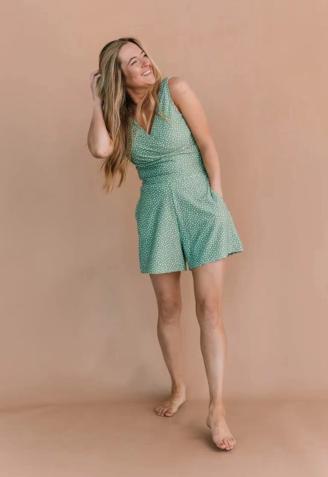 Damen Freizeit Overall mit floralem Design R&B