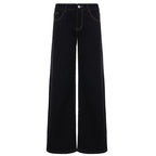 Damen Weitgeschnittene Jeans mit hohem Bund und eleganter Nahtführung R&B