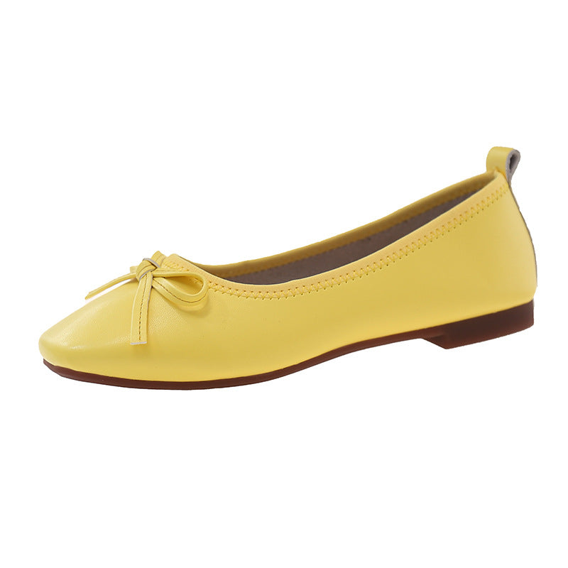Damen Bequeme Ballerinas mit zartem Schleifen-Detail R&B