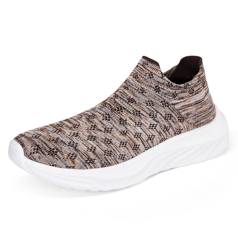 Damen Slip-On Laufschuhe mit atmungsaktiver Strick-Oberfläche R&B