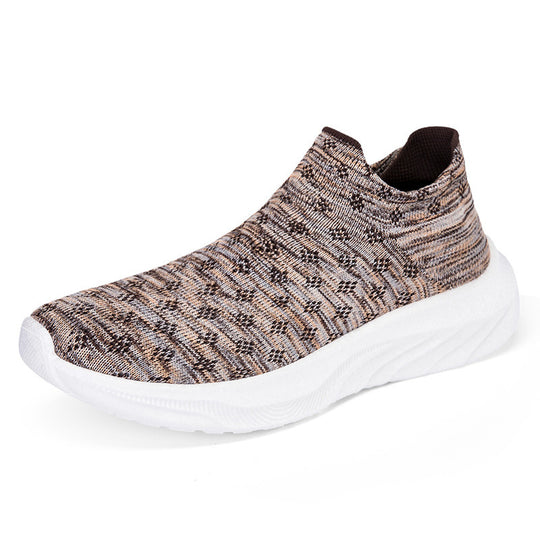 Damen Slip-On Laufschuhe mit atmungsaktiver Strick-Oberfläche R&B