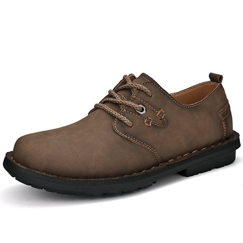 Herren Bequeme und zeitlose Schnürhalbschuhe aus hochwertigem Leder R&B