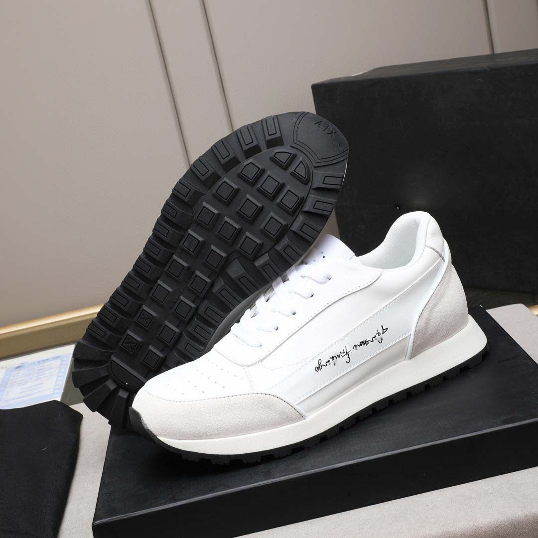 Damen Sportliche Sneakers mit hochwertiger Leder-Oberfläche und rutschfester Sohle R&B