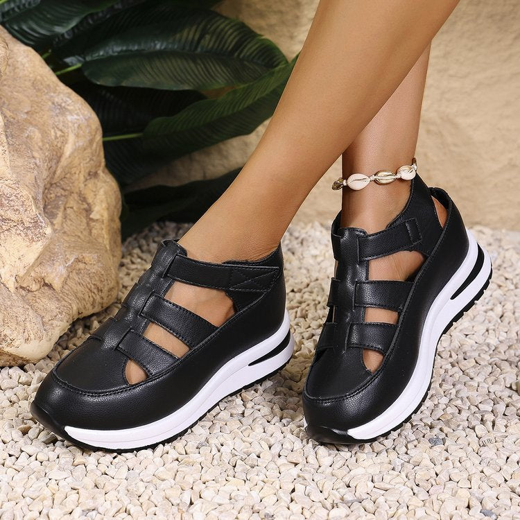 Damen Sportliche Sandalensneaker mit atmungsaktiver Oberflächenstruktur und flexiblem Komfortfutter R&B