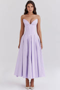 Damen Abendkleid mit taillierter Silhouette und A-linien Schnitt R&B