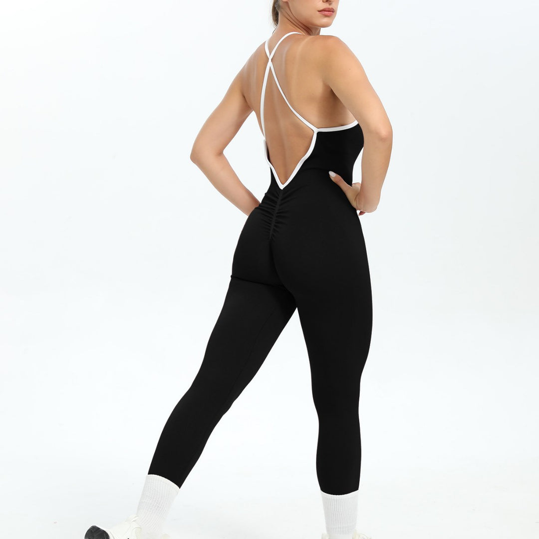 Damen Bodysuit mit Racerback-Design und nahtloser Verarbeitung R&B