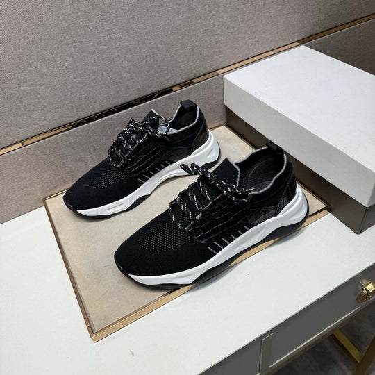 Damen Sportliche Sneakers mit atmungsaktiver Strickoberfläche und flexiblem Profil R&B