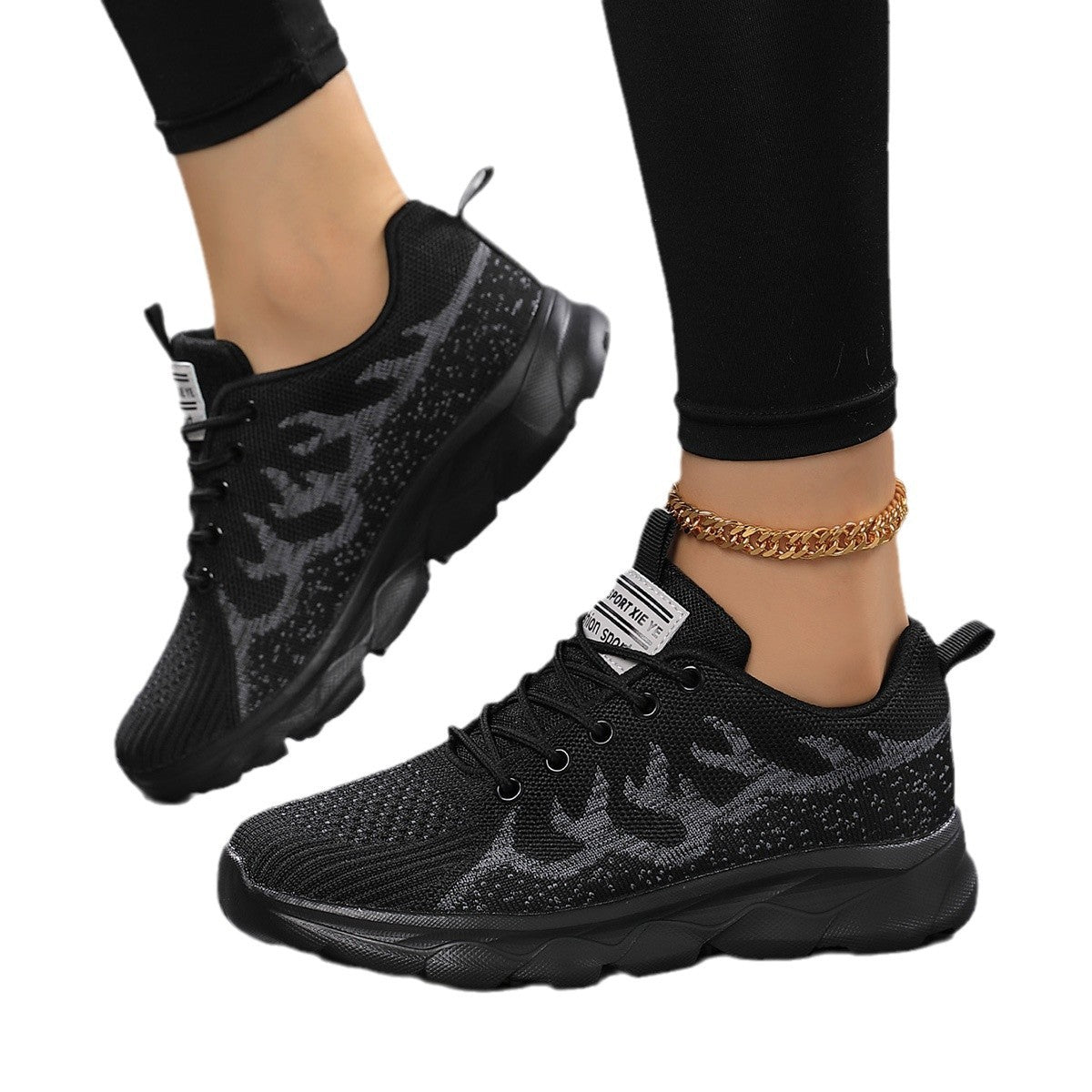 Damen Sportliche Lauf-Sneaker mit atmungsaktivem Obermaterial und rutschfester Sohle