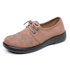 Damen modische Schnürschuhe mit floralem Muster R&B