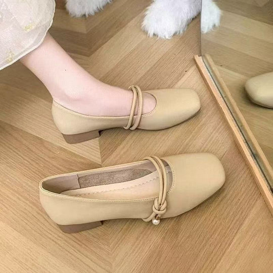Damen Ballerinas mit elegantem Knoten und komfortablem Fußbett R&B