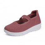 Damen Slip-On Sneakers mit atmungsaktiver Netzstruktur und dämpfender Sohle