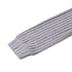 Damen Strickpullover mit klassischem Kragen und Rippstruktur R&B