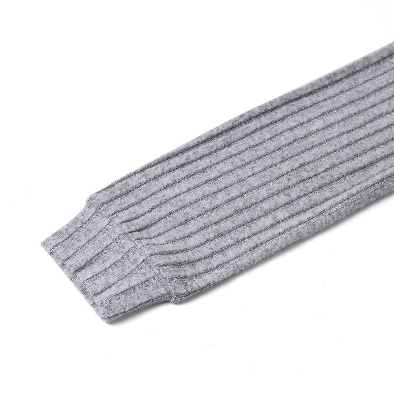 Damen Strickpullover mit klassischem Kragen und Rippstruktur R&B