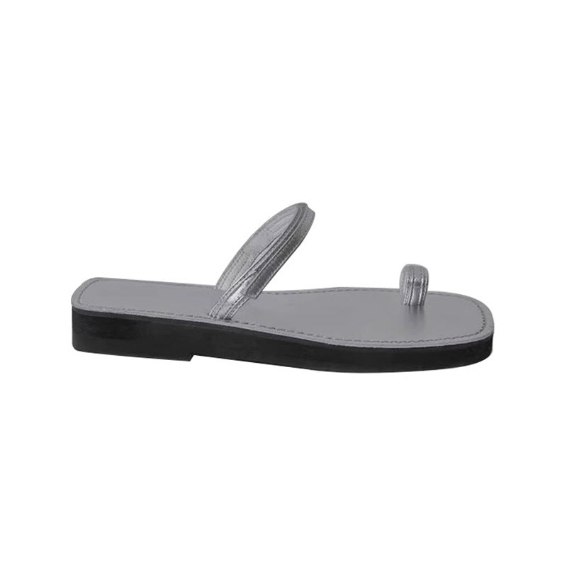 Damen Zehentrenner-Sandalen mit verstellbarem Riemendesign und ergonomischem Fußbett R&B