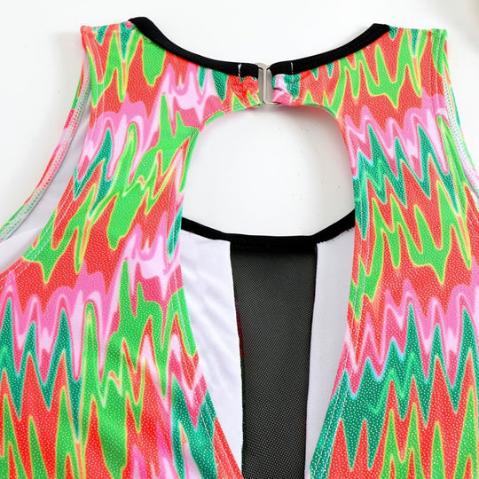Damen Schwimmanzug mit modischem Cut-Out R&B