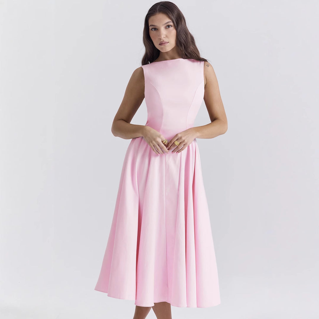 Damen A-Linien Kleid mit elegantem Schnitt und Taillierung R&B