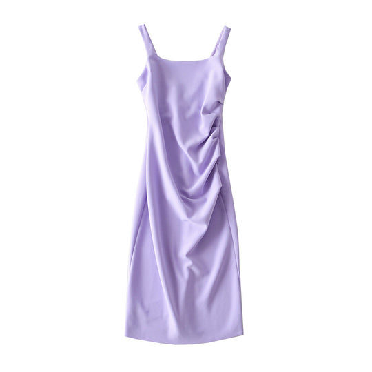 Damen figurbetontes Midi-Kleid mit elegantem Rüschendetail R&B