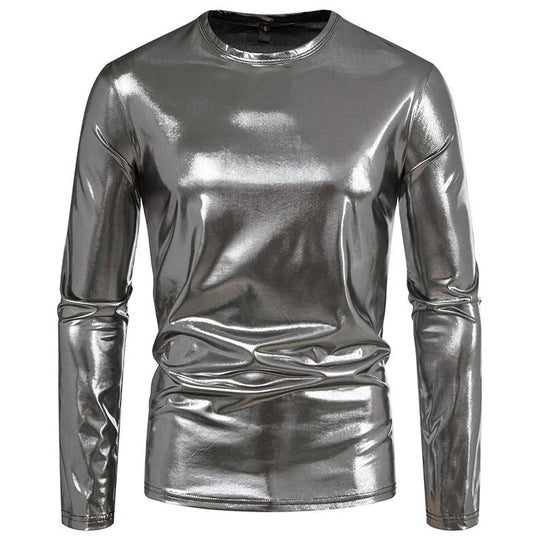 Damen Glänzendes Langarmshirt aus hochwertigem Material R&B