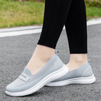 Damen Bequeme Slip-On Sneakers mit atmungsaktiver Mesh-Oberfläche R&B