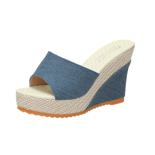 Damen Wedge-Sandalen mit weichem Fußbett R&B