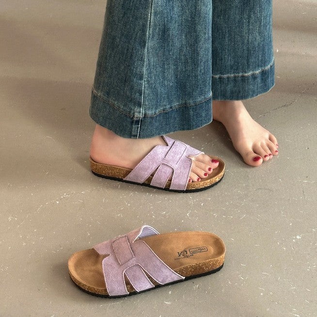 Damen Clogs mit geflochtenem Design und anatomisch geformtem Fußbett R&B