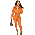 R&B | Damen Daunenjacke mit Gürtelhose