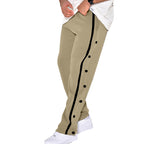 Herren Sportliche Jogginghose mit Druckknopfdetails an der Seite R&B
