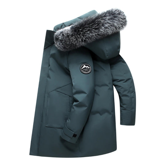Damen Winterparka mit abnehmbarer Kapuze und kuscheligem Kunstfell R&B