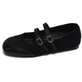 Damen Ballerinas mit doppeltem Riemen und elegantem Design R&B