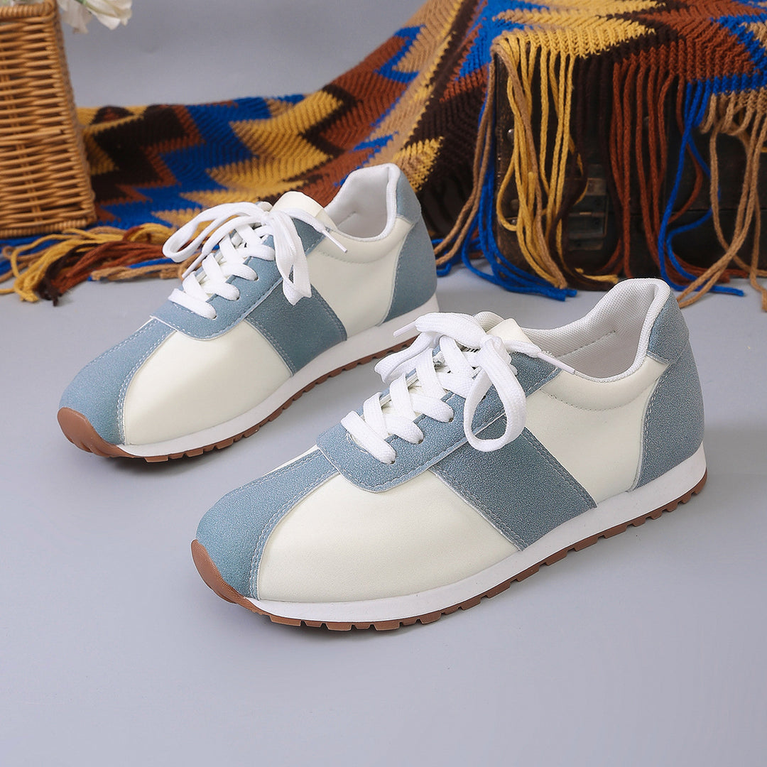 Damen Sneakers im sportlichen Retro-Stil mit atmungsaktiver Obermaterialkombination R&B