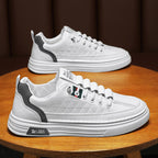 Damen modische Sneakers mit stabiler Plateausohle und strukturiertem Obermaterial R&B