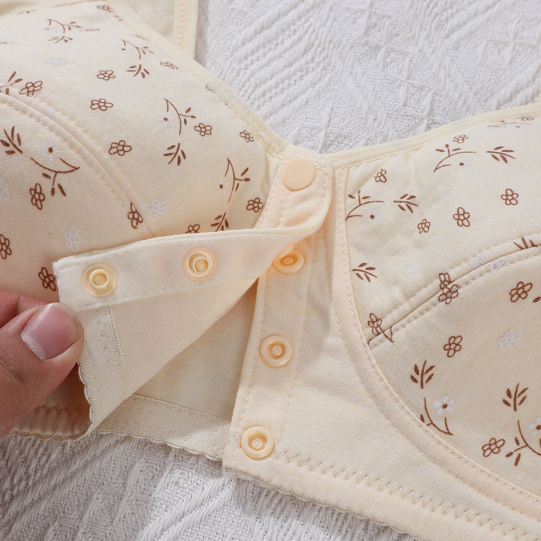 Damen Bequemer und stilvoller BH mit floralem Design R&B