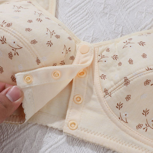 Damen Bequemer und stilvoller BH mit floralem Design R&B