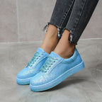 Damen Glitzernde Freizeit-Sneaker mit atmungsaktiver Sohle und rutschfestem Design R&B