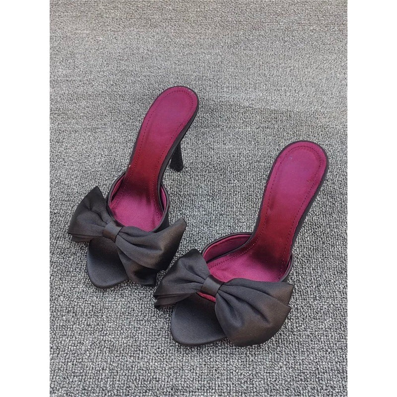 Damen High Heel Sandalen mit kunstvollem Schleifendesign R&B