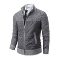 Herren gesteppte Freizeitjacke mit hochschließendem Kragen und praktischen Taschen R&B
