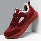 Damen Bequeme Fleecegefütterte Sneakers mit Schnellverschluss R&B