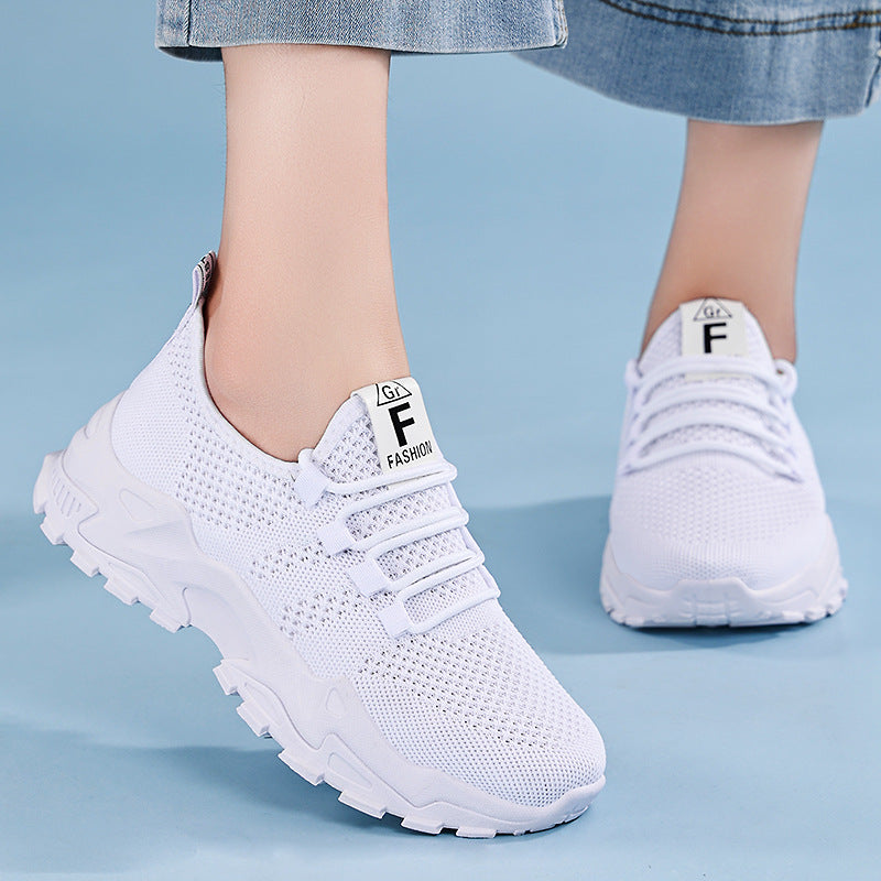 Damen Atmungsaktive Fitness Sneakers mit rutschfester Sohle R&B