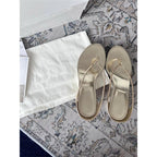 Damen elegante Zehentrenner Sandalen mit feinen Riemchen R&B