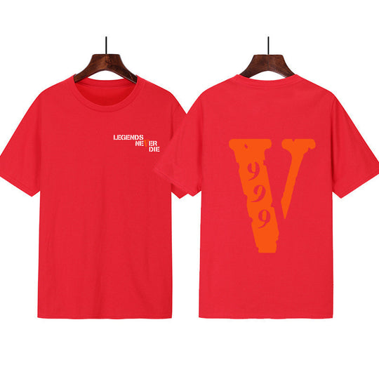 Damen Grafik T-Shirt mit originellem Schriftzug und kreativem Design R&B