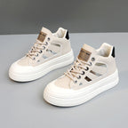 Damen High-Top Sneakers mit atmungsaktiver Oberflächenstruktur und rutschfester Sohle R&B