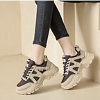 Damen Sportliche Komfort-Sneaker mit dämpfender Sohle und stylischem Design