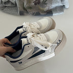 Damen modische Sneaker mit bequemer Schnürung