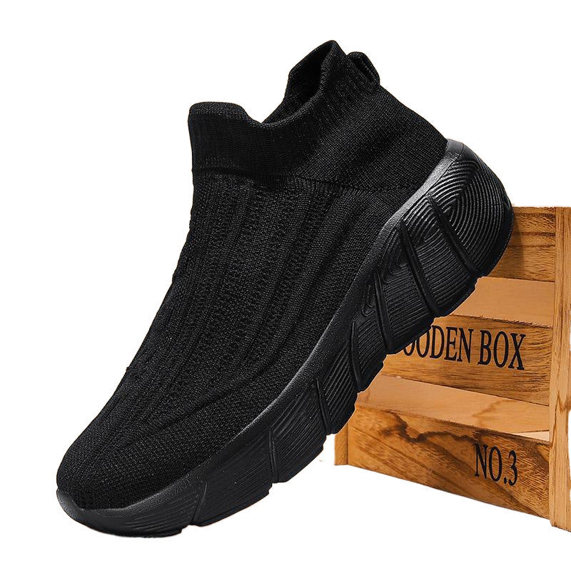 Damen bequeme Strick-Sneaker R&B