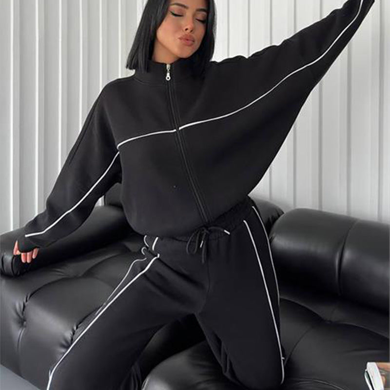 Damen stylisches Sport-Set mit modischem Schnitt R&B