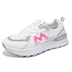 Damen Lauf- und Freizeitschuhe mit atmungsaktiver Mesh-Oberfläche und dämpfender Sohle R&B